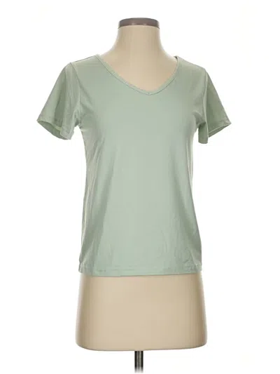Pre-owned Shein Active T-shirt In Green