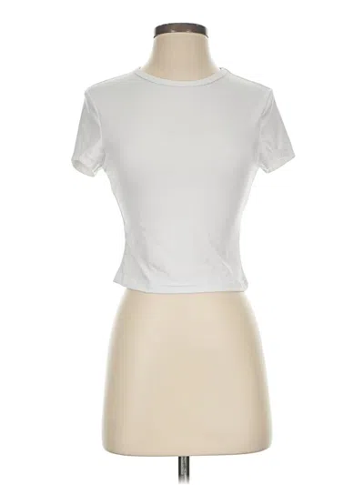 Pre-owned Shein Active T-shirt In Ivory