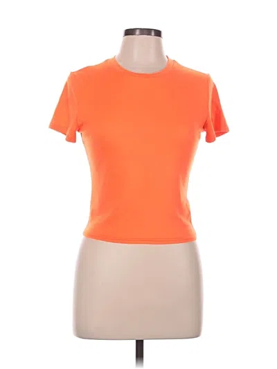 Pre-owned Shein Active T-shirt In Orange