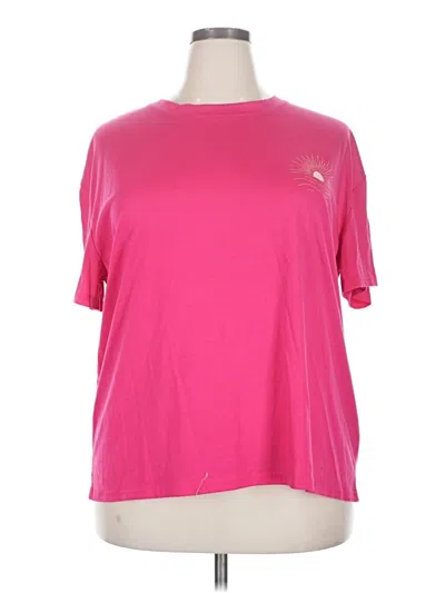 Pre-owned Shein Active T-shirt In Pink