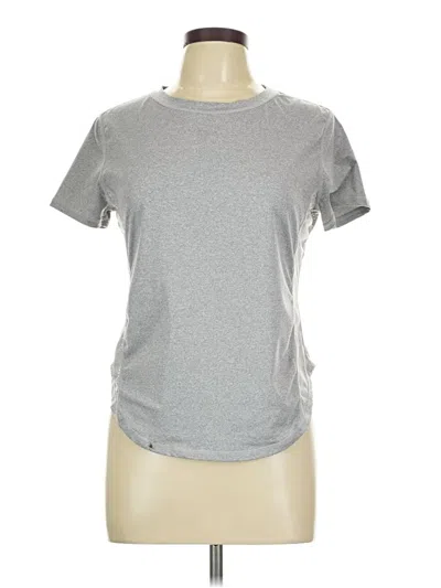 Pre-owned Shein Active T-shirt In Silver