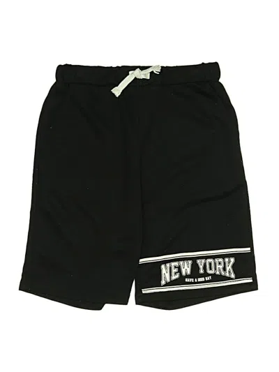 Pre-owned Shein Kids' Athletic Shorts In Black