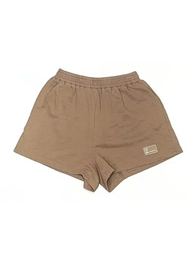 Pre-owned Shein Athletic Shorts In Brown