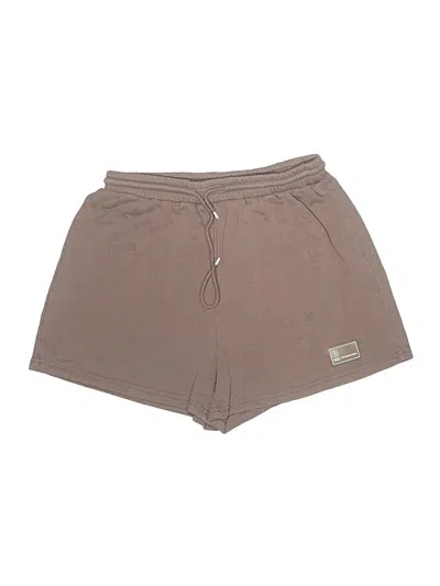 Pre-owned Shein Athletic Shorts In Brown
