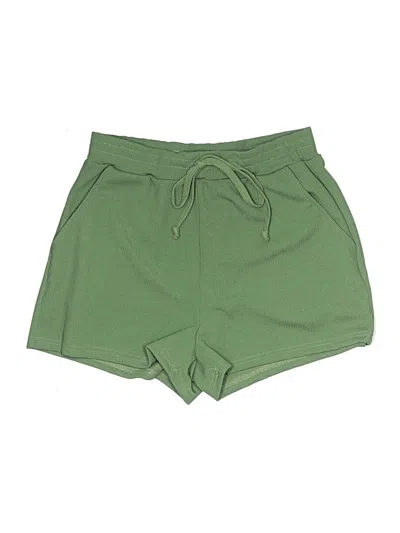 Pre-owned Shein Athletic Shorts In Green