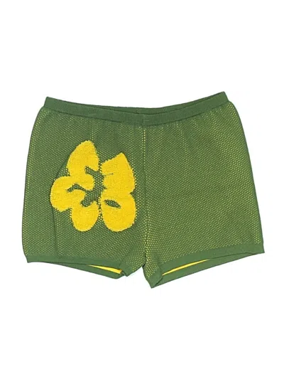 Pre-owned Shein Athletic Shorts In Green