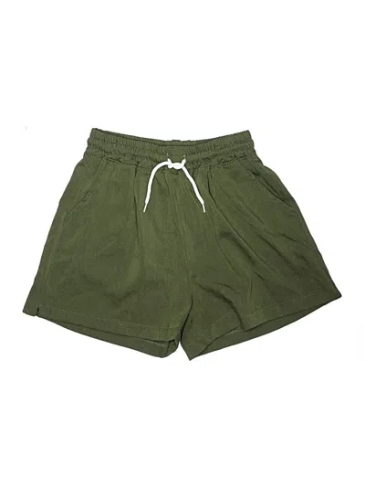 Pre-owned Shein Athletic Shorts In Green