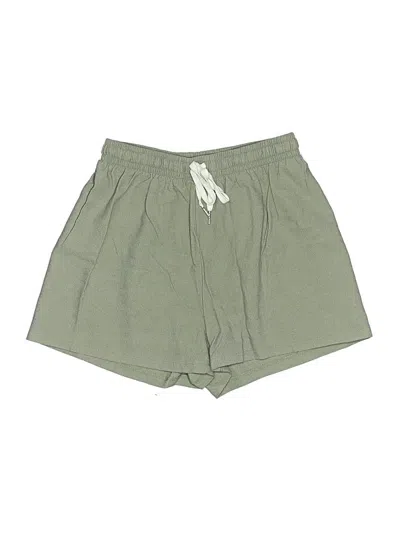 Pre-owned Shein Athletic Shorts In Green