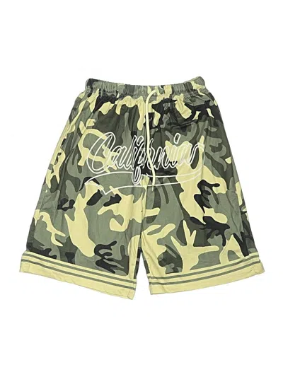 Pre-owned Shein Kids' Athletic Shorts In Green