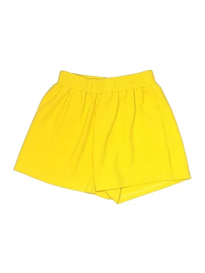Pre-owned Shein Athletic Shorts In Yellow