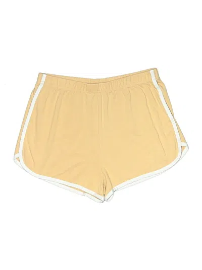Pre-owned Shein Athletic Shorts In Yellow
