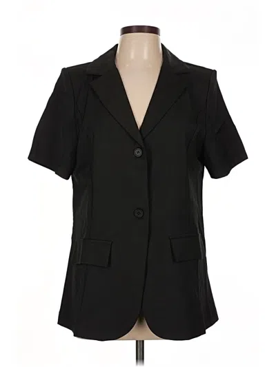 Pre-owned Shein Blazer Jacket In Black