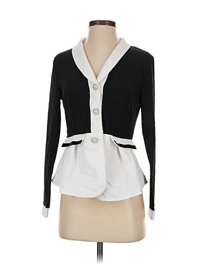 Pre-owned Shein Blazer Jacket In Black