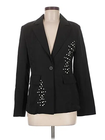 Pre-owned Shein Blazer Jacket In Black