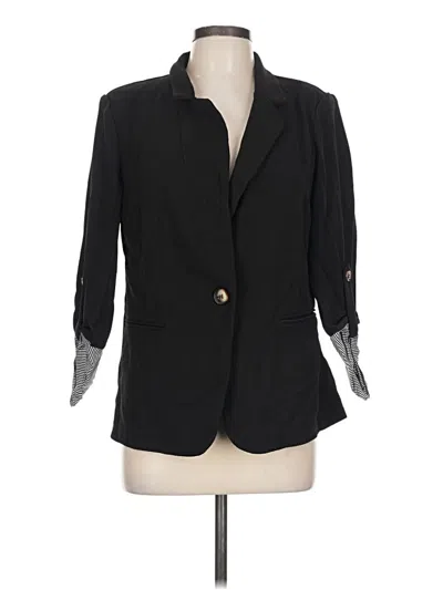 Pre-owned Shein Blazer Jacket In Black