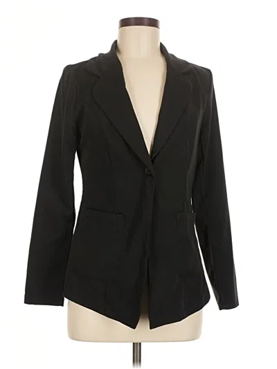 Pre-owned Shein Blazer Jacket In Black