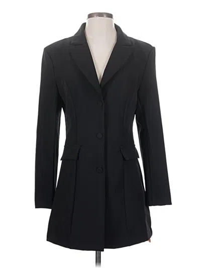 Pre-owned Shein Blazer Jacket In Black
