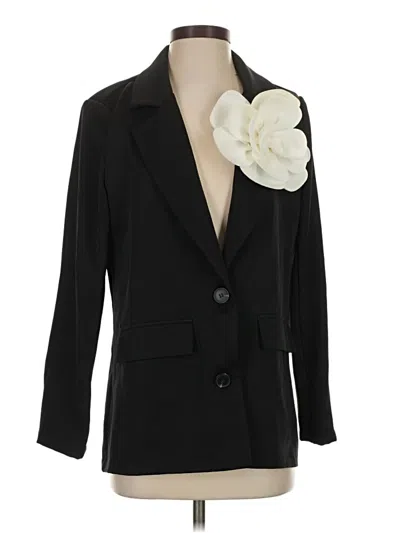 Pre-owned Shein Blazer Jacket In Black