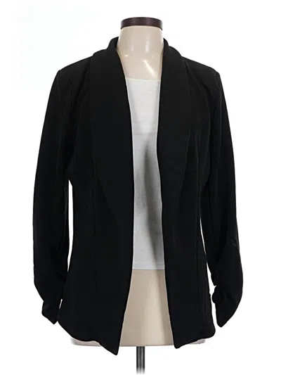 Pre-owned Shein Blazer Jacket In Black