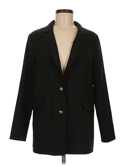 Pre-owned Shein Blazer Jacket In Black