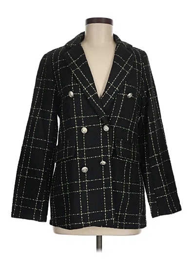 Pre-owned Shein Blazer Jacket In Black