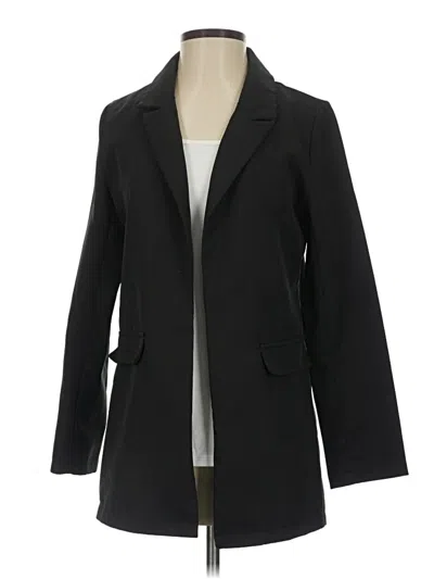 Pre-owned Shein Blazer Jacket In Black