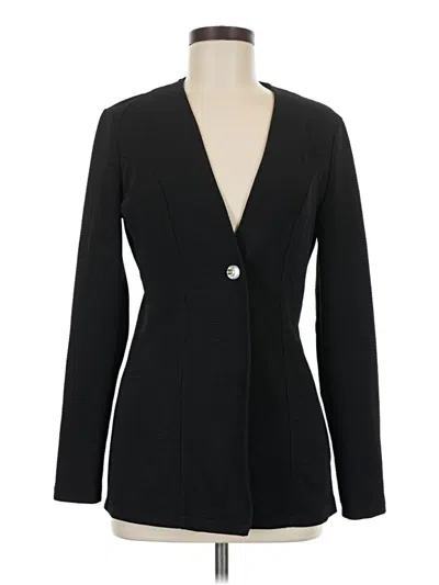 Pre-owned Shein Blazer Jacket In Black