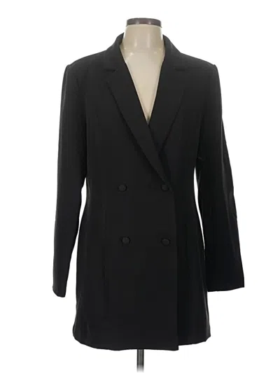 Pre-owned Shein Blazer Jacket In Black