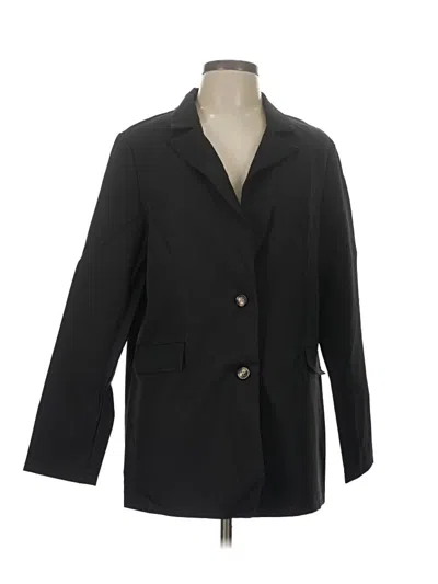 Pre-owned Shein Blazer Jacket In Black