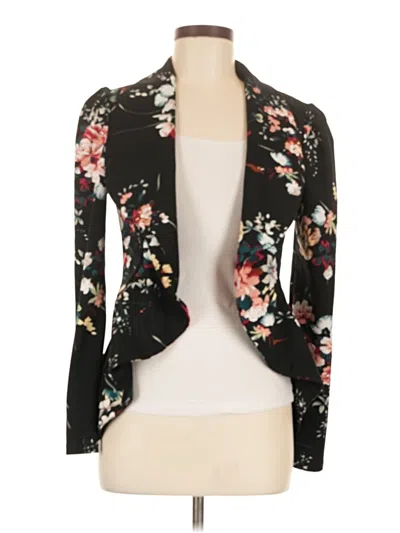 Pre-owned Shein Blazer Jacket In Black