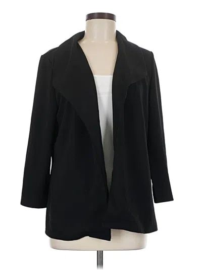 Pre-owned Shein Blazer Jacket In Black