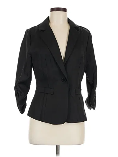 Pre-owned Shein Blazer Jacket In Black