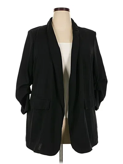 Pre-owned Shein Blazer Jacket In Black