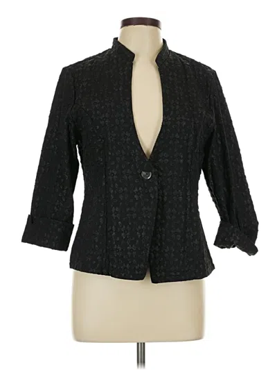 Pre-owned Shein Blazer Jacket In Black