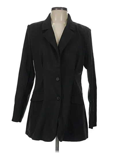 Pre-owned Shein Blazer Jacket In Black