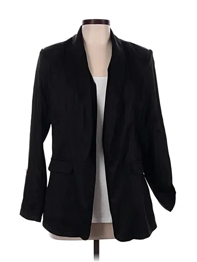 Pre-owned Shein Blazer Jacket In Black