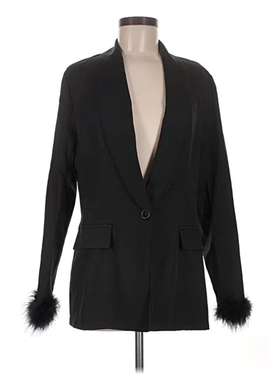 Pre-owned Shein Blazer Jacket In Black