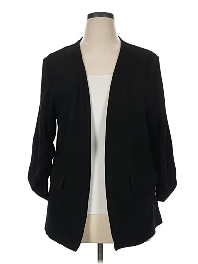 Pre-owned Shein Blazer Jacket In Black