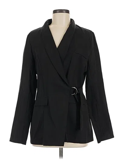Pre-owned Shein Blazer Jacket In Black