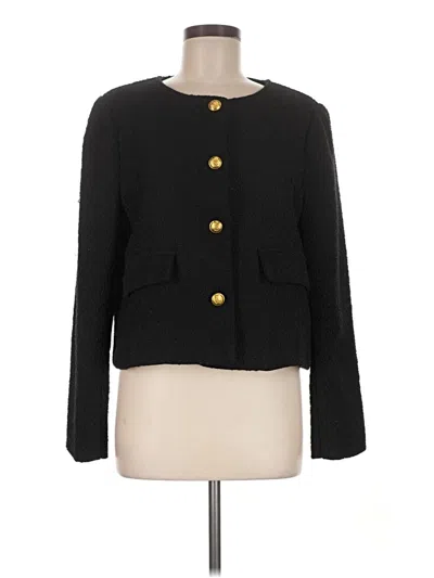 Pre-owned Shein Blazer Jacket In Black