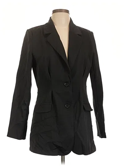 Pre-owned Shein Blazer Jacket In Black