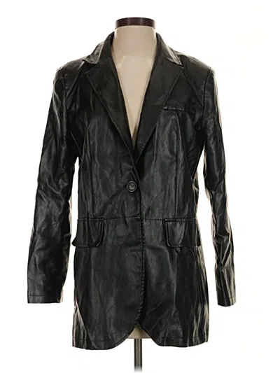 Pre-owned Shein Blazer Jacket In Black