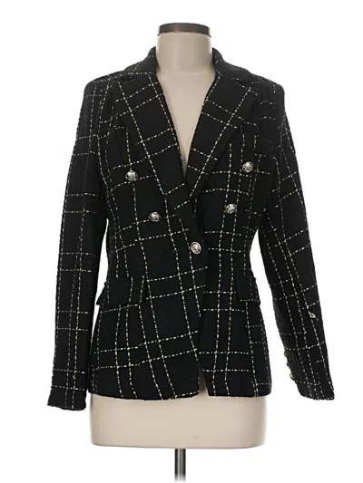 Pre-owned Shein Blazer Jacket In Black