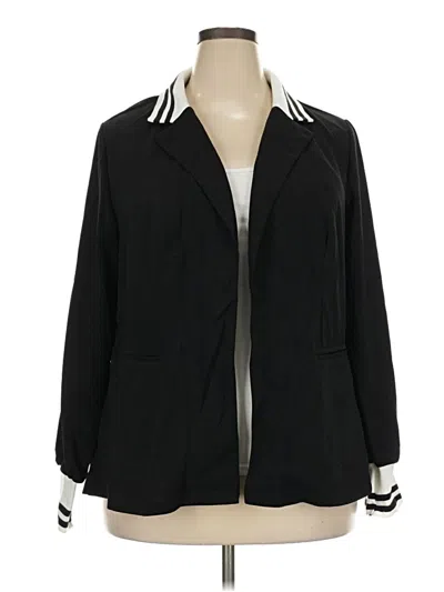 Pre-owned Shein Blazer Jacket In Black