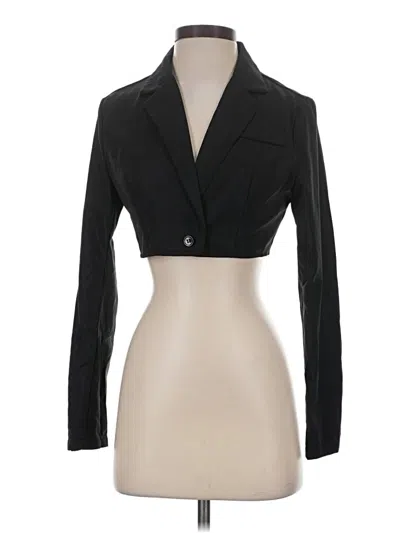 Pre-owned Shein Blazer Jacket In Black