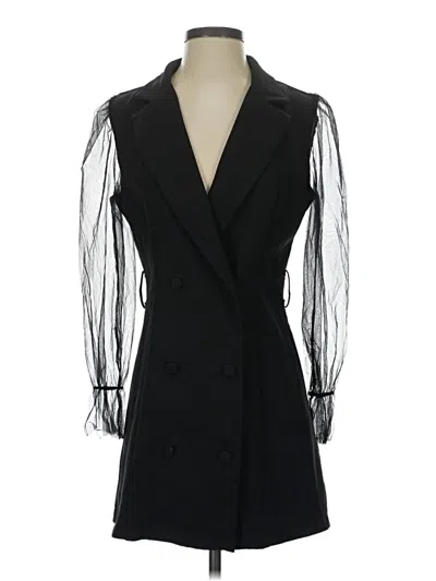 Pre-owned Shein Blazer Jacket In Black