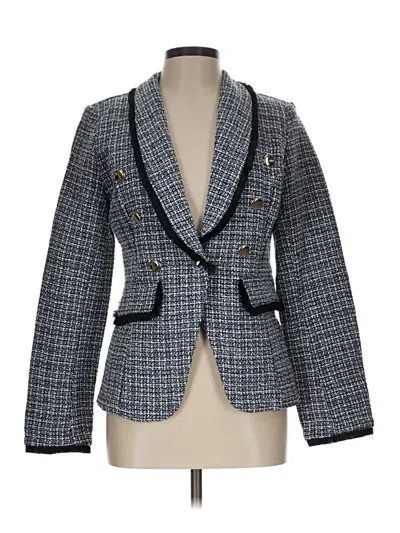 Pre-owned Shein Blazer Jacket In Blue
