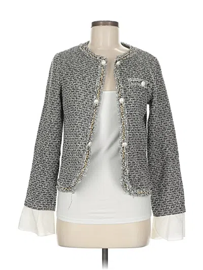 Pre-owned Shein Blazer Jacket In Gray