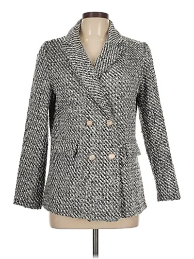 Pre-owned Shein Blazer Jacket In Gray