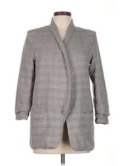 Pre-owned Shein Blazer Jacket In Gray